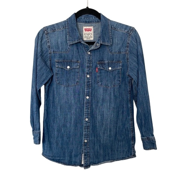 Levi's Other - Denim Levi’s Snap Button Shirt - Children’s Size Medium